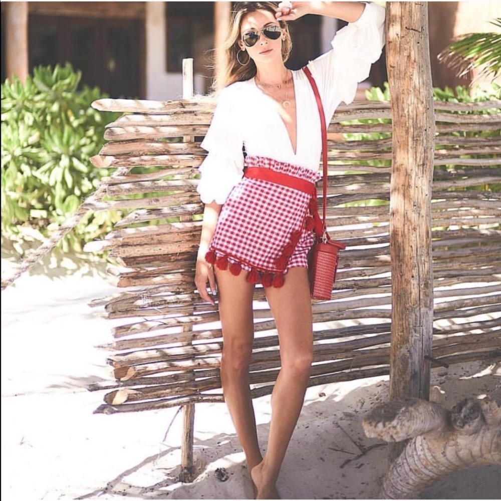 Misa gingham skort